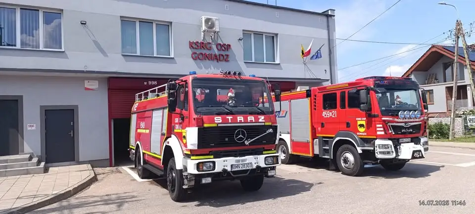 Kolizja na DK65 w Osowcu-Twierdzy – interweniowały służby