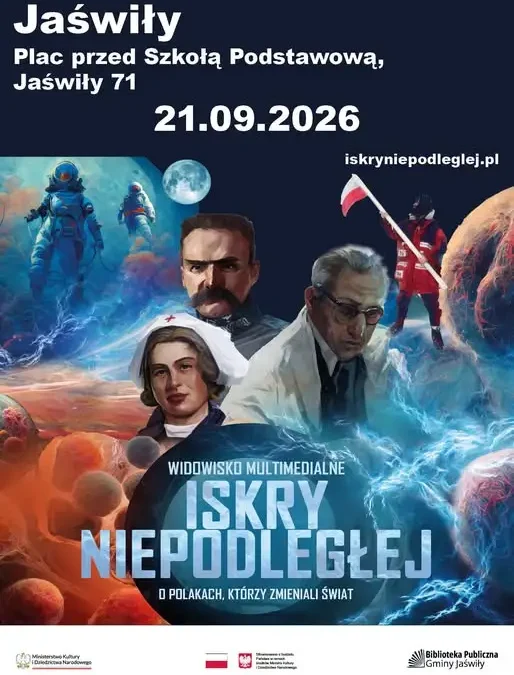 Iskry Niepodległej zawitają do Jaświł – multimedialny spektakl o polskich bohaterach