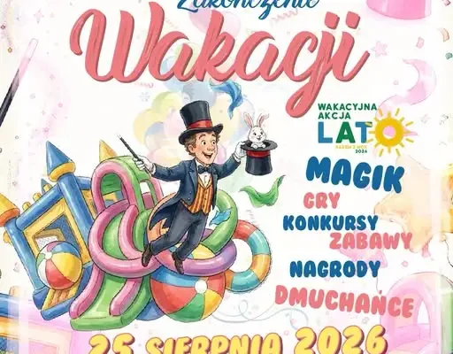 Zakończenie Wakacji w Mońkach – darmowe atrakcje dla dzieci