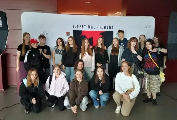 Młodzież z Krypna na festiwalu Wajda na Nowo w Suwałkach