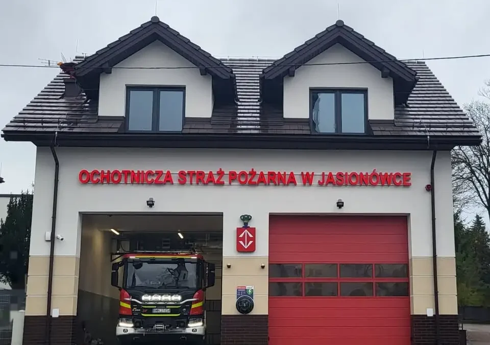 Pożar instalacji elektrycznej w Kamionce – interwencja strażaków