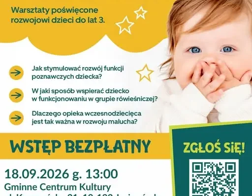 Bezpłatne warsztaty dla rodziców małych dzieci w Jasionówce