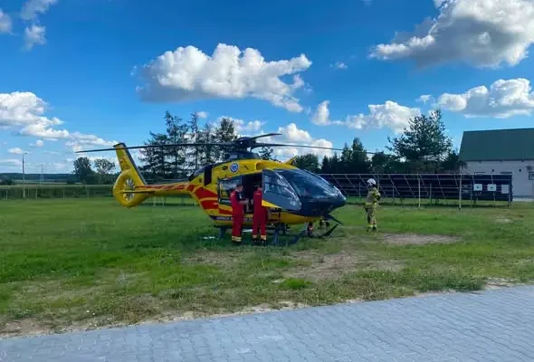 Wypadek w Knyszynie: dziewczynka na rowerze potrącona przez pojazd