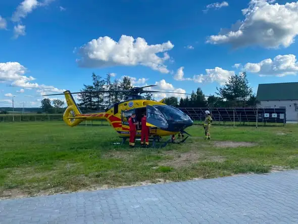 Wypadek w Knyszynie: dziewczynka na rowerze potrącona przez pojazd