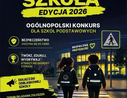 Konkurs „Odblaskowa Szkoła 2026” – zgłoszenia do 25 września
