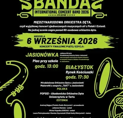 Jubileusz 50-lecia Orkiestry Dętej w Jasionówce – dziś koncerty i odsłonięcie muralu