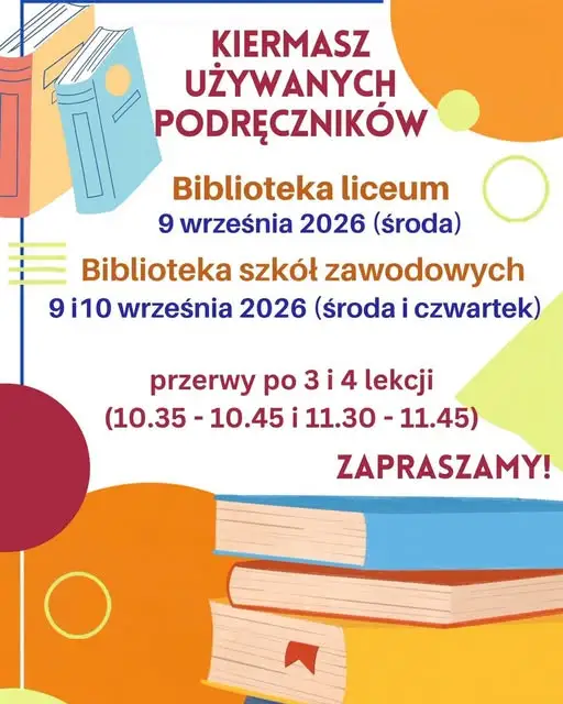 Kiermasz podręczników w ZSOiZ w Mońkach