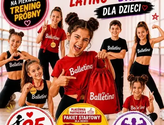 Balletino w Krypnie: ruszają zapisy na zajęcia Latino i Ballet dla dzieci