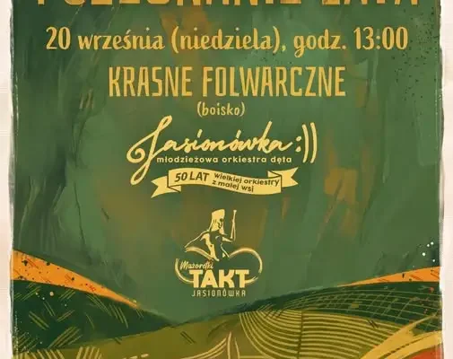 Koncert na pożegnanie lata w Krasnym Folwarcznym – wystąpi Młodzieżowa Orkiestra Dęta