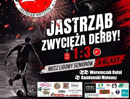 Jastrząb Knyszyn wygrywa na wyjeździe z Jasionem Jasionówka 3:1