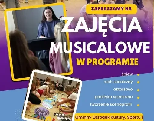 Darmowe zajęcia musicalowe dla dzieci w Jasionówce – już 30 września