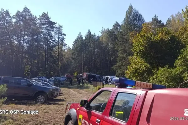 75-letnia kobieta odnaleziona po wielogodzinnych poszukiwaniach w okolicach Goniądza