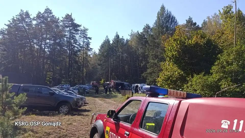 75-letnia kobieta odnaleziona po wielogodzinnych poszukiwaniach w okolicach Goniądza