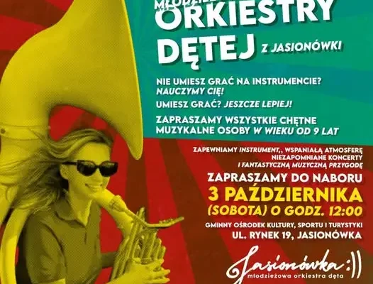 Nabór do Młodzieżowej Orkiestry Dętej w Jasionówce – już 3 października