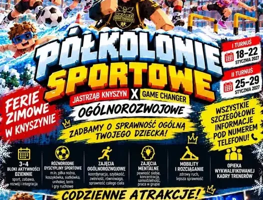 Jastrząb Knyszyn i Game Changer organizują sportowe półkolonie zimowe 2027