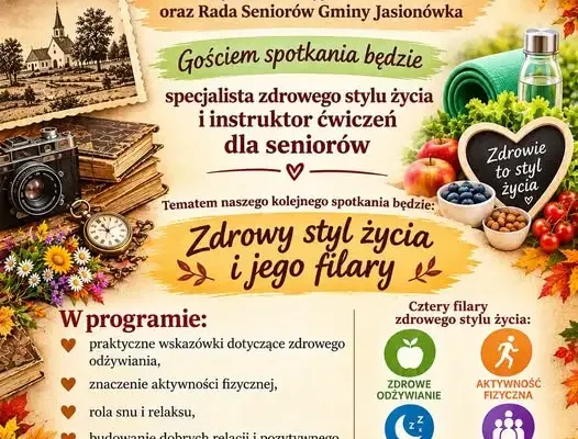 Spotkanie o zdrowym stylu życia dla seniorów w Jasionówce