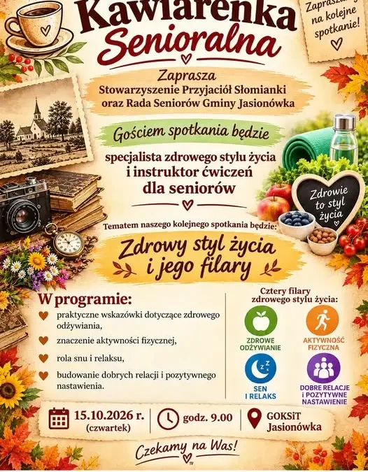 Spotkanie o zdrowym stylu życia dla seniorów w Jasionówce