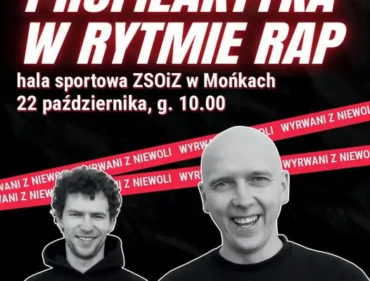 Profilaktyka w rytmie rap w Mońkach – spotkanie dla młodzieży już 22 października