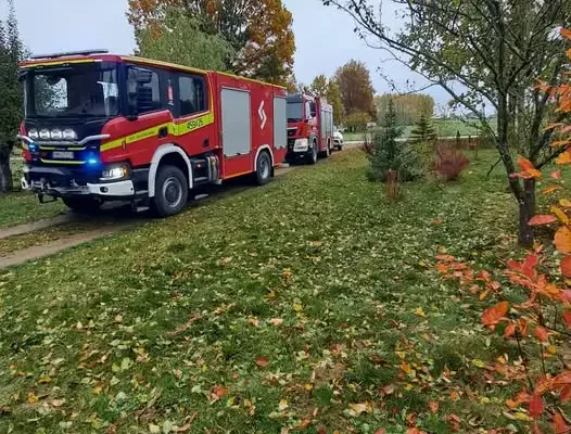 Rozszczelniona butla z gazem w Kątach – interwencja straży pożarnej
