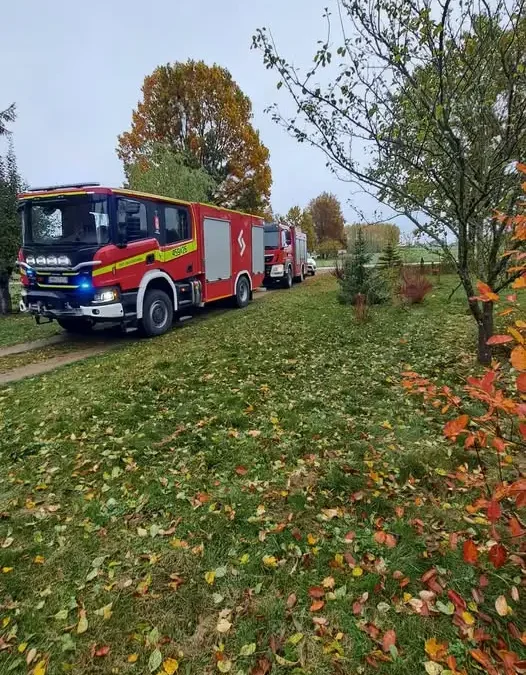 Rozszczelniona butla z gazem w Kątach – interwencja straży pożarnej