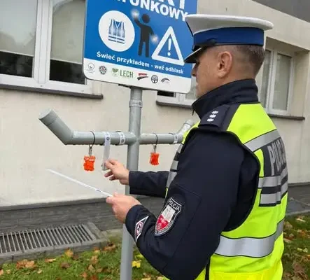 Odblaskowy Punkt w Mońkach – bezpłatne odblaski dla mieszkańców