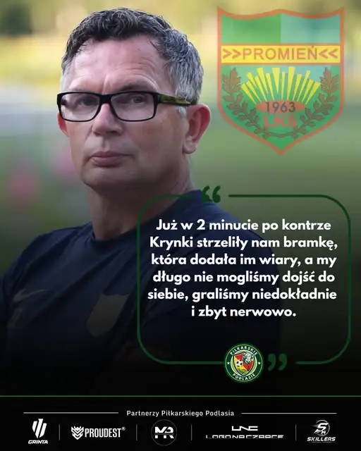 Promień Mońki rozbił Krynnki 7:1. Trener Zawadzki: „Potrafiliśmy wrócić do meczu”
